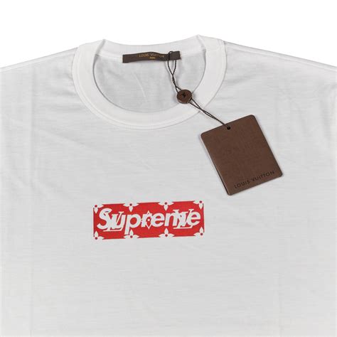 supreme lv monogram box logo tee|Louis Vuitton X Supreme Box Logo Tee .